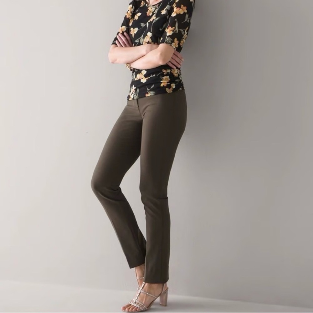 White House Black Market Classic Slim Trouser Comfort Stretch pants. Size 2